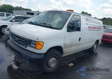 2006 Ford E-250 Commercial/Recreational z USA, uszkodzony, nr VIN 1FTNE24L56HB43432